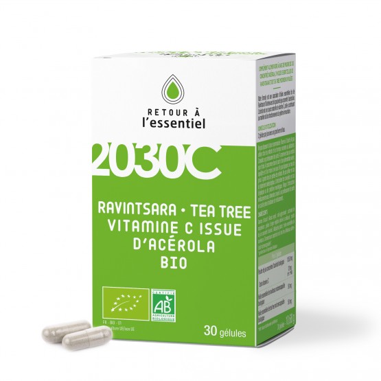 Ravintsara - Tea tree - Vitamine C issu d'acérola BIO